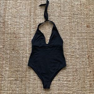 Black Halter-neck Swim Suit - US 8
